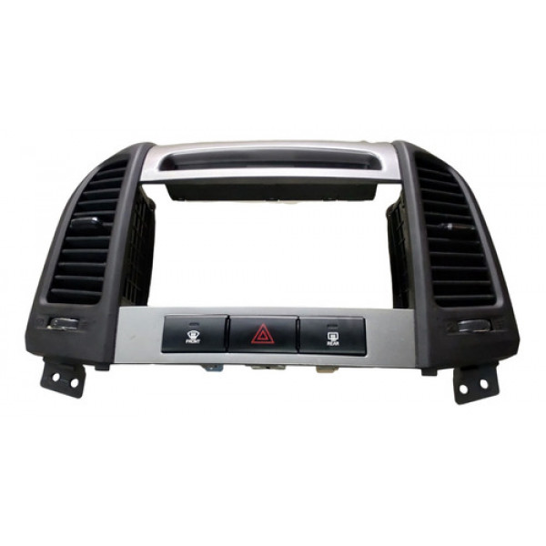 Moldura Painel Central Rádio Hyundai Santa Fé 2012 