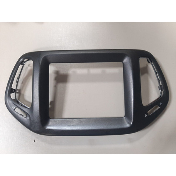 Moldura Acabamento Central Multimídia Jeep Compass 2017 2018