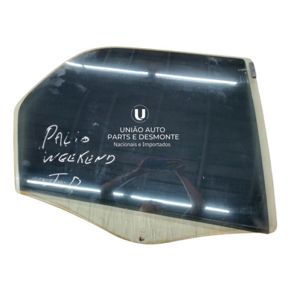 Vidro Porta Traseira Direita Fiat Palio Weekend Adv 2013 