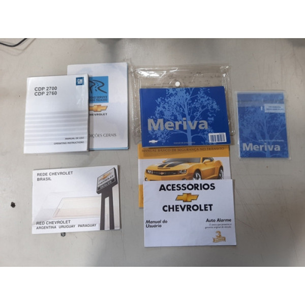 Manual Do Proprietário Gm Meriva  2011 2012