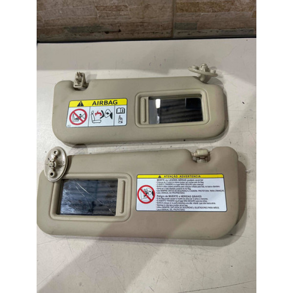 Par De Quebra-sol Toyota Corolla 2019 C/ Um Espelho Quebrado
