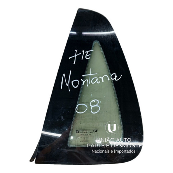 Vidro Vigia Lateral Esquerdo Gm Montana 2008