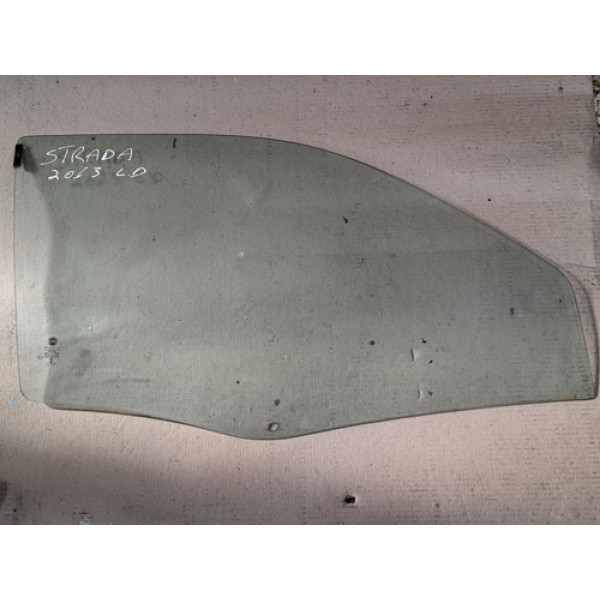 Vidro Da Porta Dianteiro Direito Fiat Strada 2013