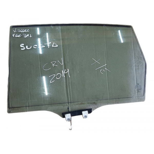 Vidro Porta Traseira Esquerda Honda Crv 2.0 Exl 2014