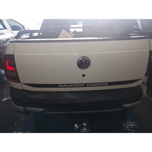 Tampa Traseira Saveiro Cross 2018 Completa Com Nota Fiscal 